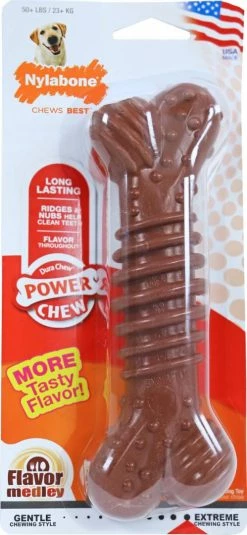 NylaBone Dura Chew Ridges Bot Kip L
