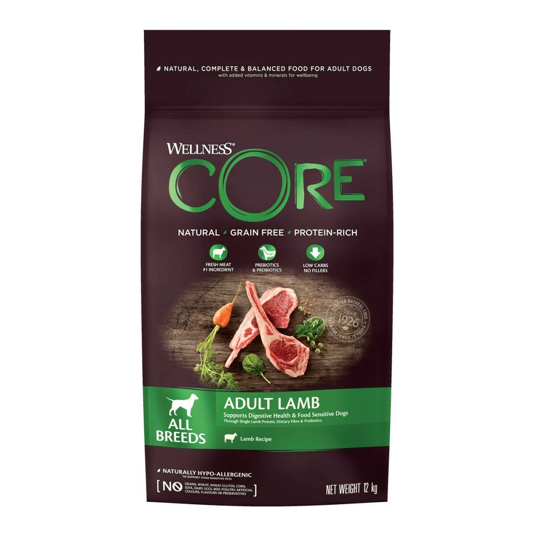Wellness CORE Adult Lamb 10 + 2 Kg