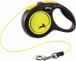 Flexi New Neon XS Met Koord Geel 3 Mtr