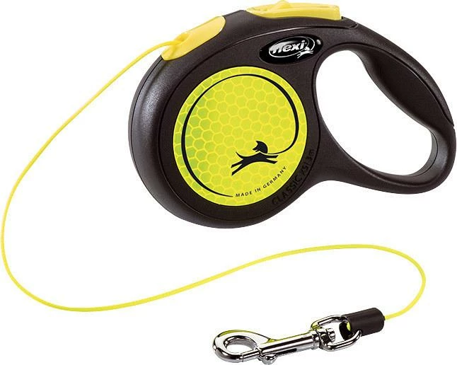 Flexi New Neon XS Met Koord Geel 3 Mtr