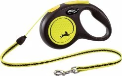 Flexi New Neon S Met Koord Geel 5 Mtr