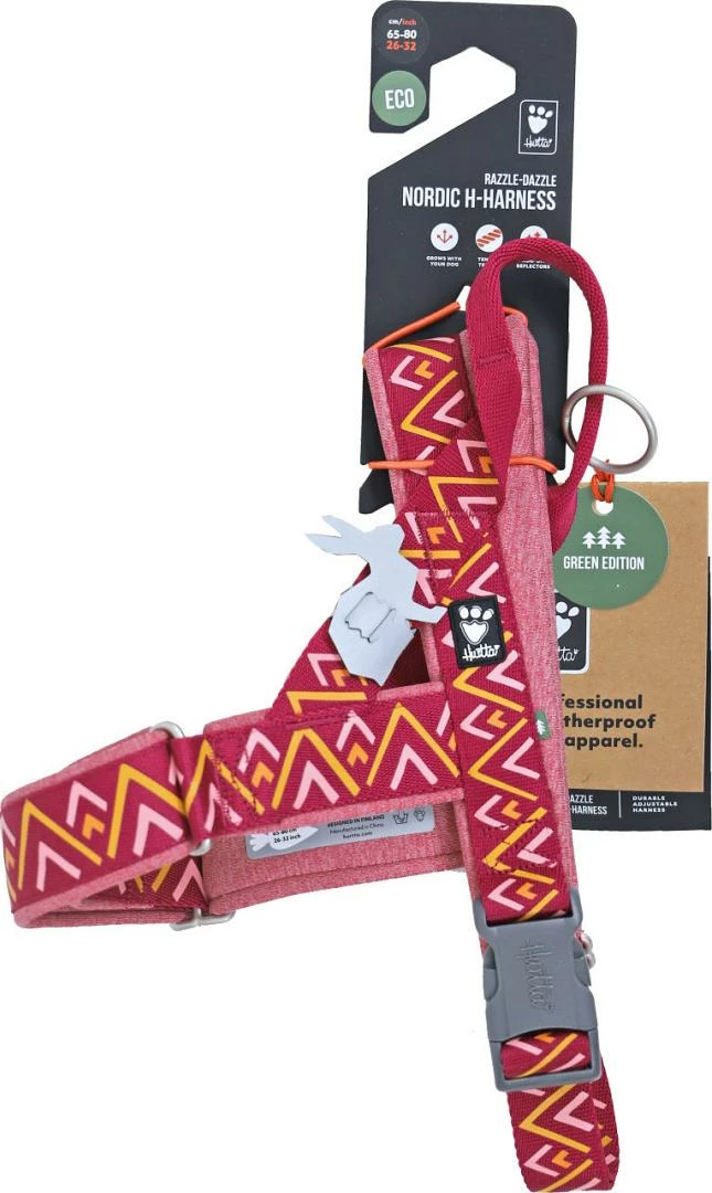 Hurtta H-harnas Razzle Dazzle Beetroot - Afbeelding 4