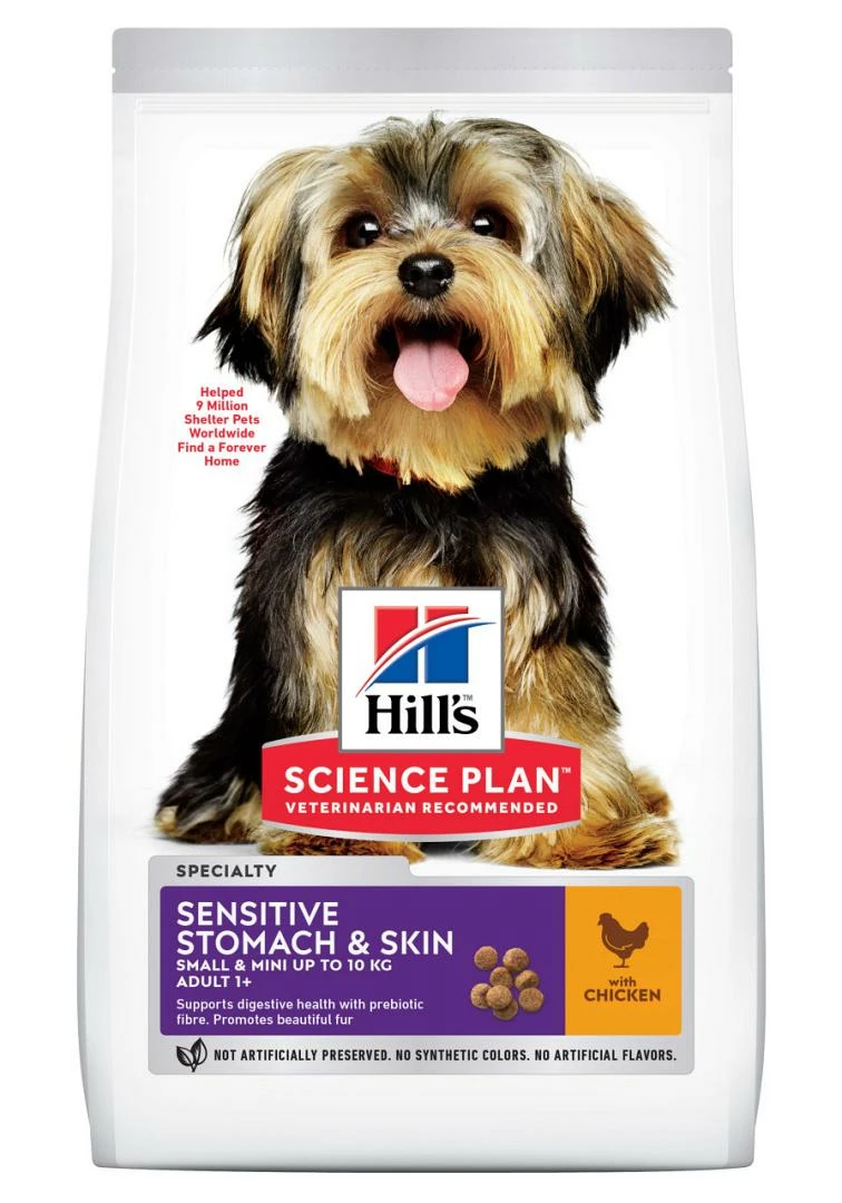 Hill's Science Plan Adult Sensitive Small & Mini Kip 1,5 Kg