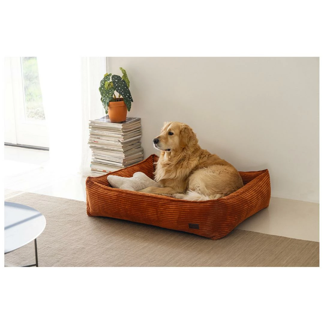 Designed By Lotte Hondenmand Ribbed Terracotta - Afbeelding 10