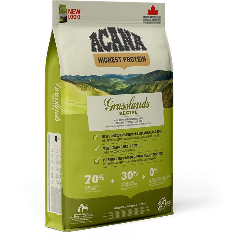 Acana Highest Protein Hondenvoer Grasslands 6 Kg