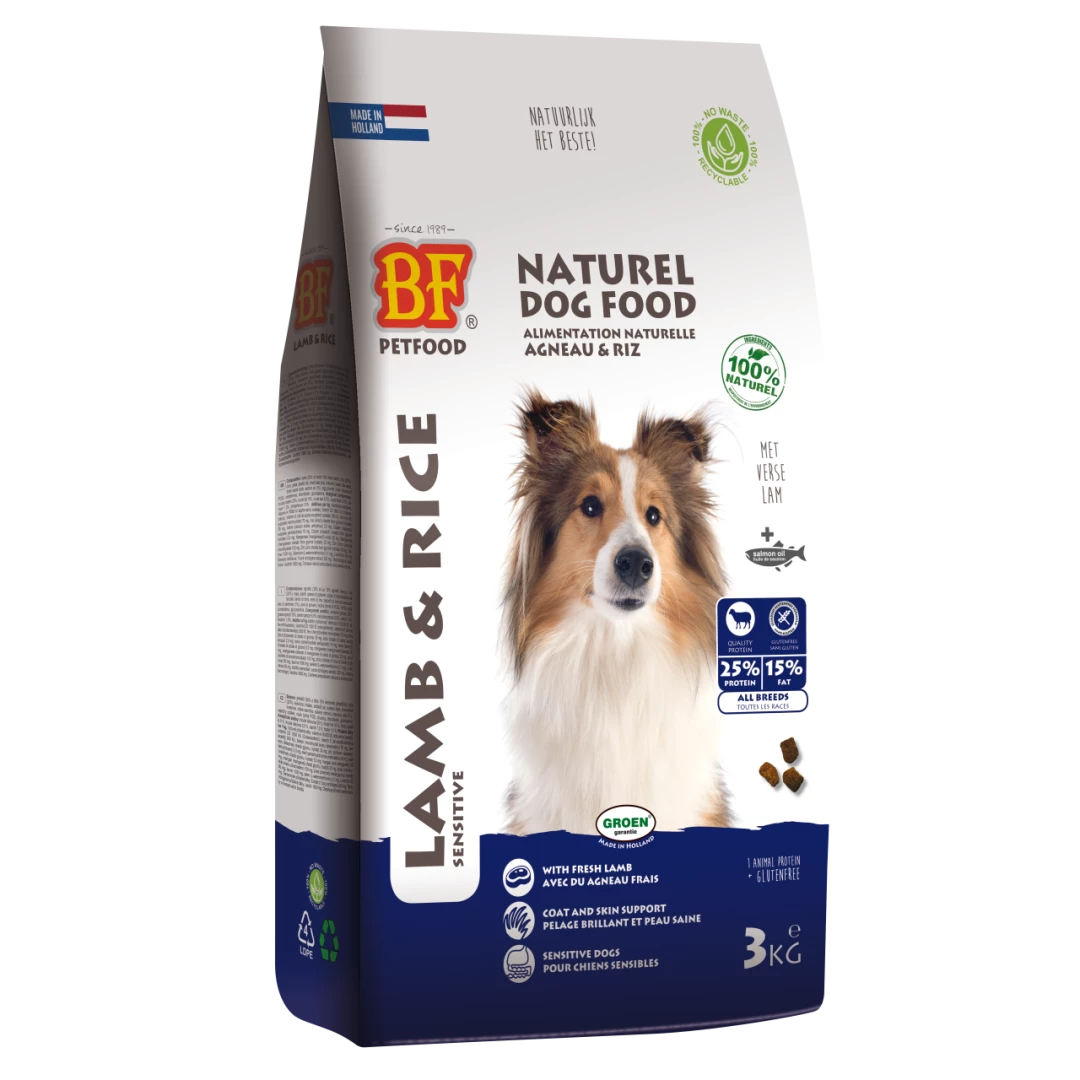 BF Petfood Hondenvoer Lam & Rijst 3 Kg