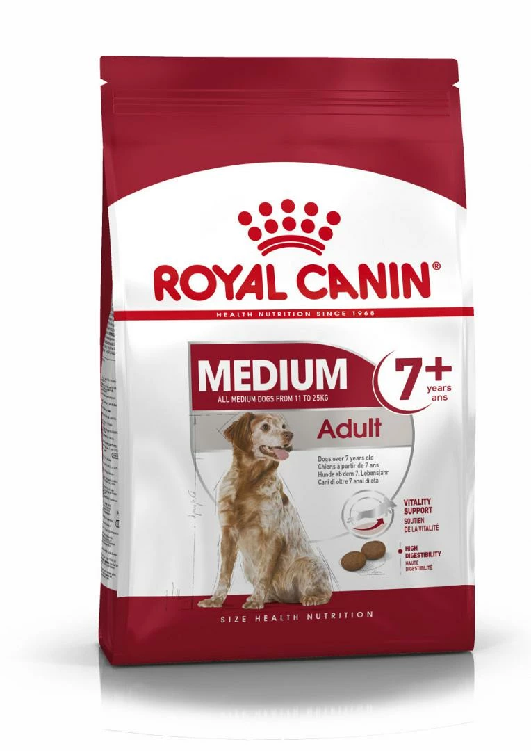 Royal Canin Hondenvoer Medium Adult 7+ 10 Kg