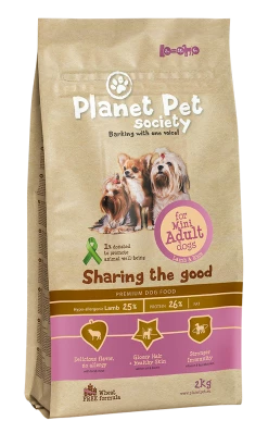 Planet Pet Hondenvoer Mini Adult Lam 2 Kg