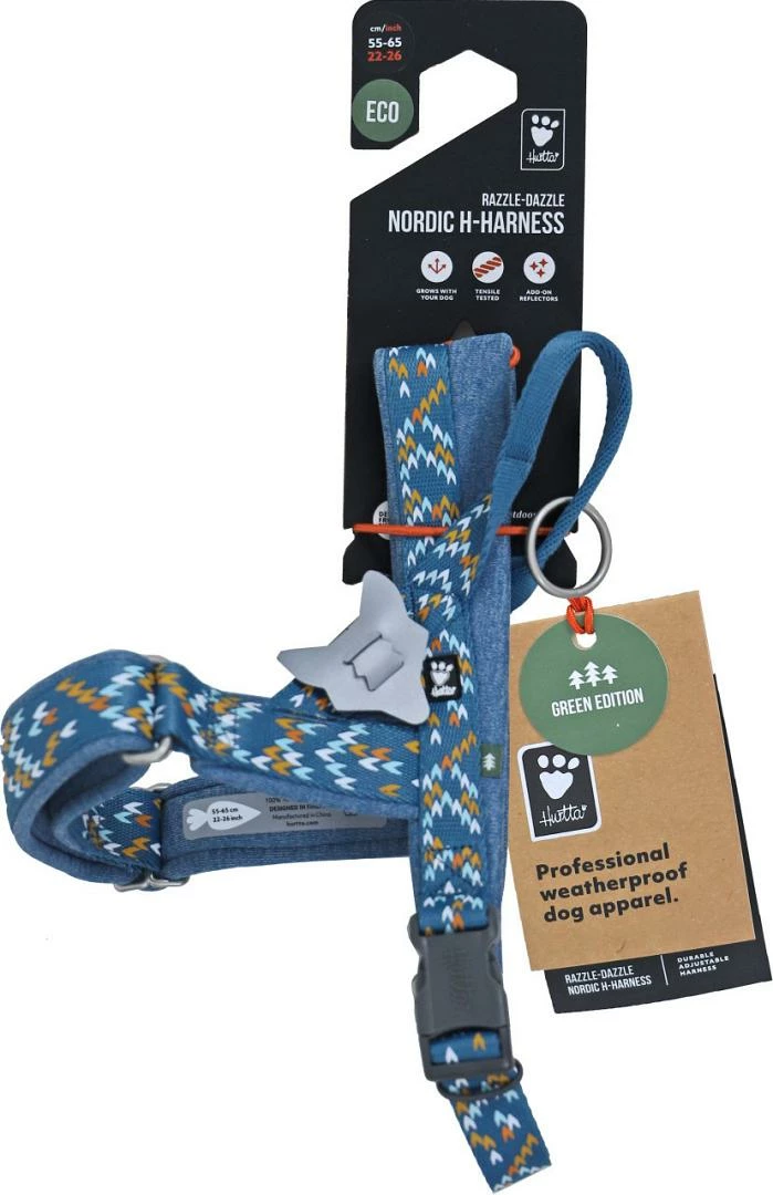 Hurtta H-harnas Razzle Dazzle Bilberry - Afbeelding 6