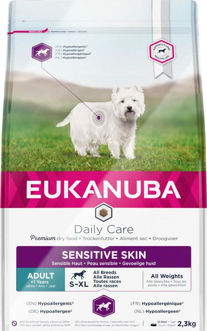 Eukanuba Daily Care Sensitive Skin Adult 2,3 Kg
