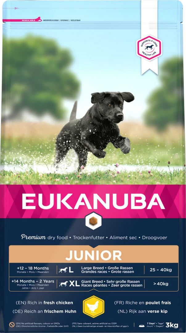 Eukanuba Hondenvoer Developing Junior Large Breed 3 Kg