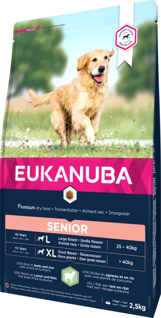 Eukanuba Hondenvoer Senior Large Lamb & Rice 2,5 Kg - Afbeelding 2