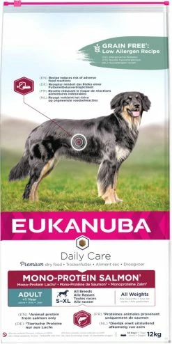 Eukanuba Hondenvoer Daily Care Monoprotein Salmon 12 Kg