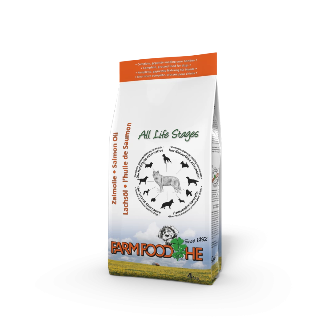 Farm Food Hondenvoer HE Zalmolie 4 Kg