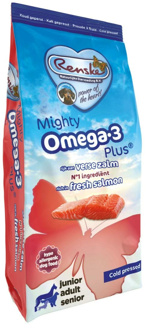 Renske Hondenvoer Mighty Omega Plus Zalm 15 Kg