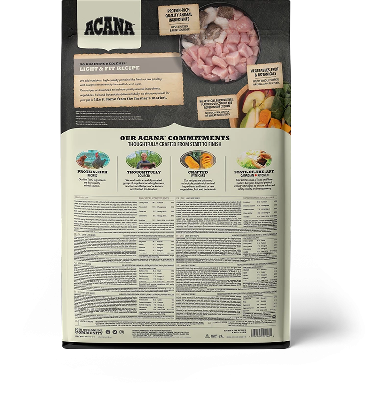 Acana Dog Hondenvoer Light & Fit 6 Kg - Afbeelding 3