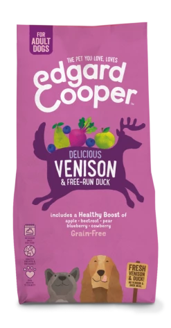 Edgard & Cooper Hondenvoer Adult Hert En Eend 12 Kg