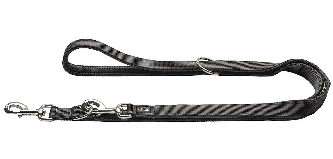 Hunter Verstelbare Hondenlijn Divo & Maldon Grijs/Grijs 2 Mtr