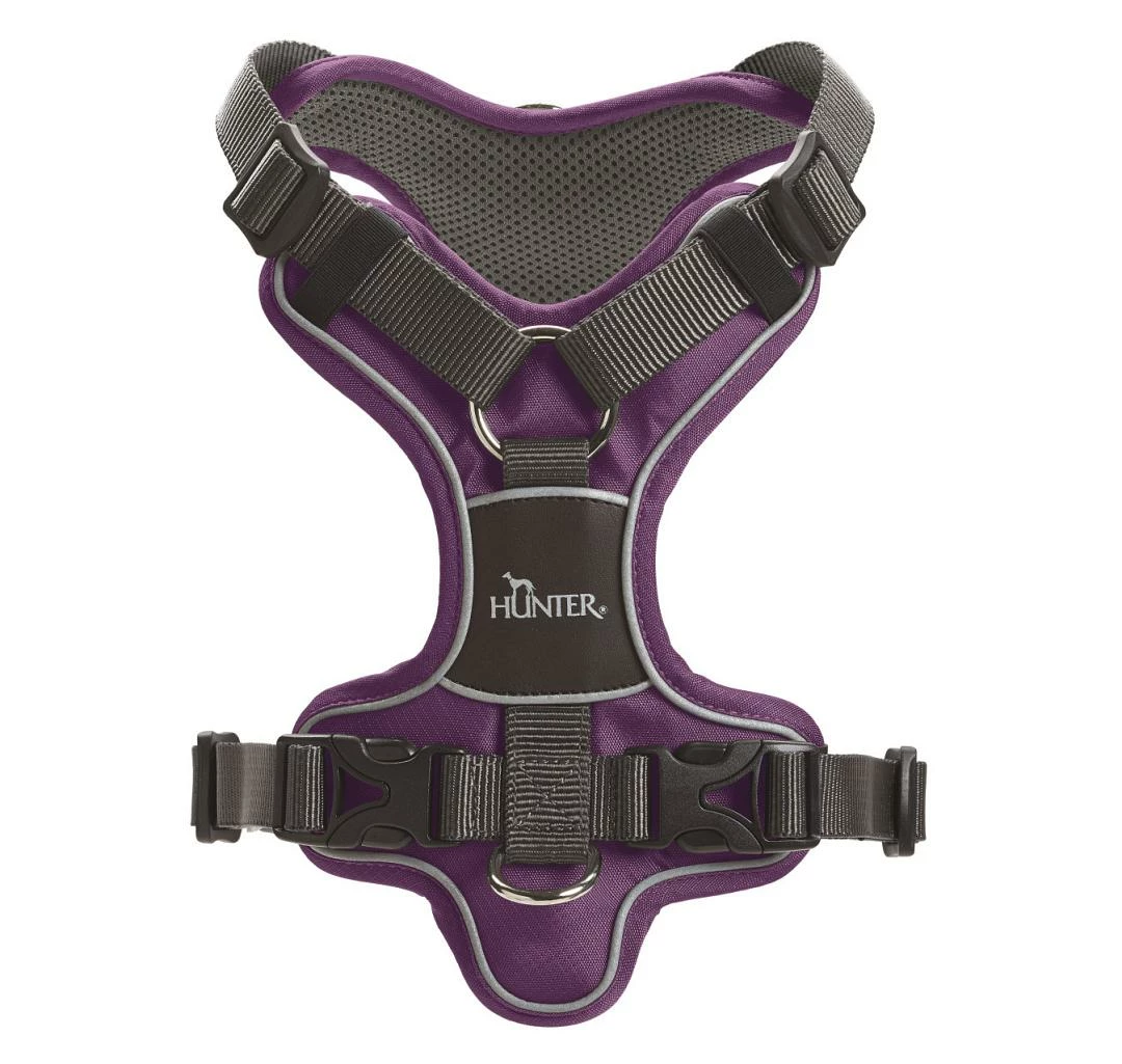 Hunter Hondentuig Divo Paars/Grijs - Afbeelding 2