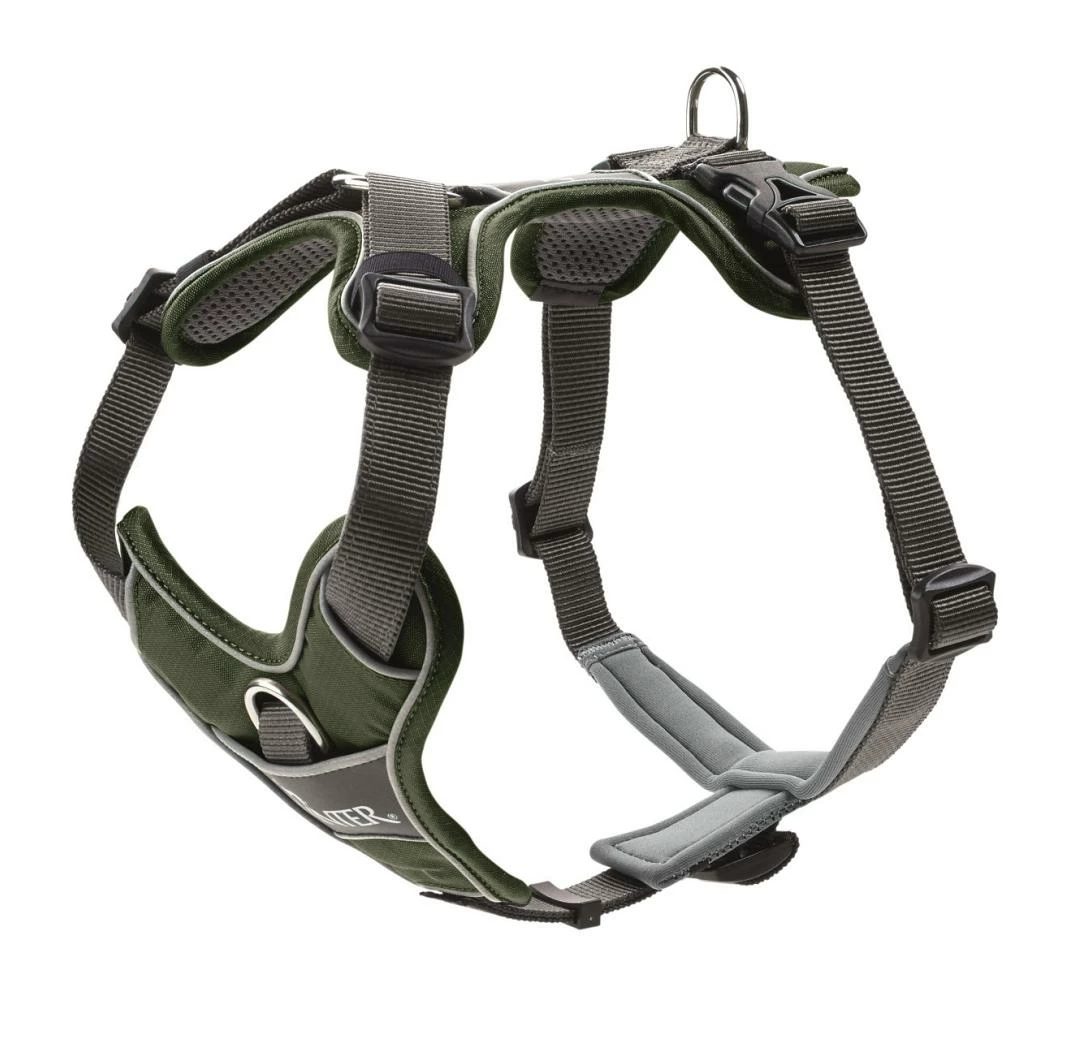 Hunter Hondentuig Divo Groen/Grijs