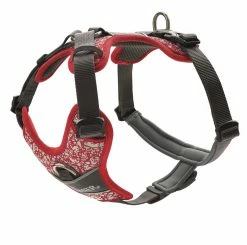 Hunter Hondentuig Divo Reflective Rood/Grijs