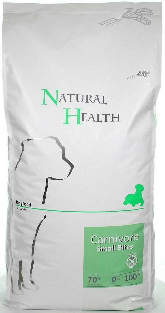 Natural Health Hondenvoer Carnivore Small Bite 15 Kg