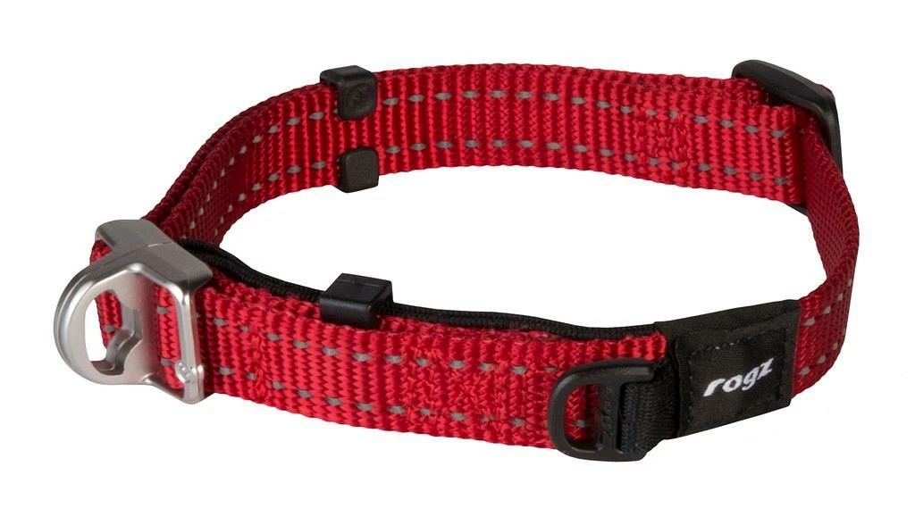 Rogz Beltz Utility Halsband Safety Red