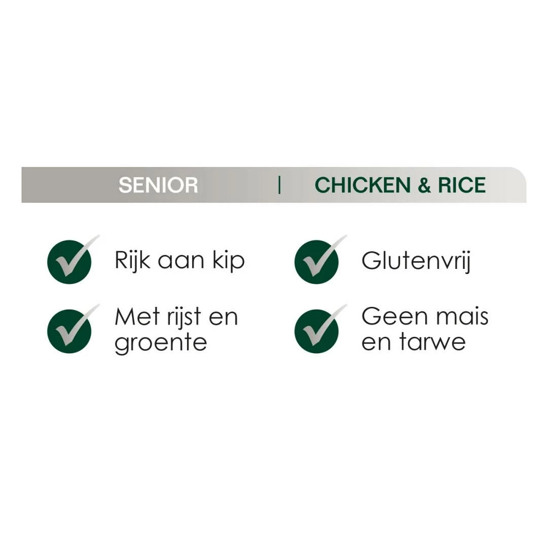 Premium Care Original Senior Chicken & Rice 3 Kg - Afbeelding 2