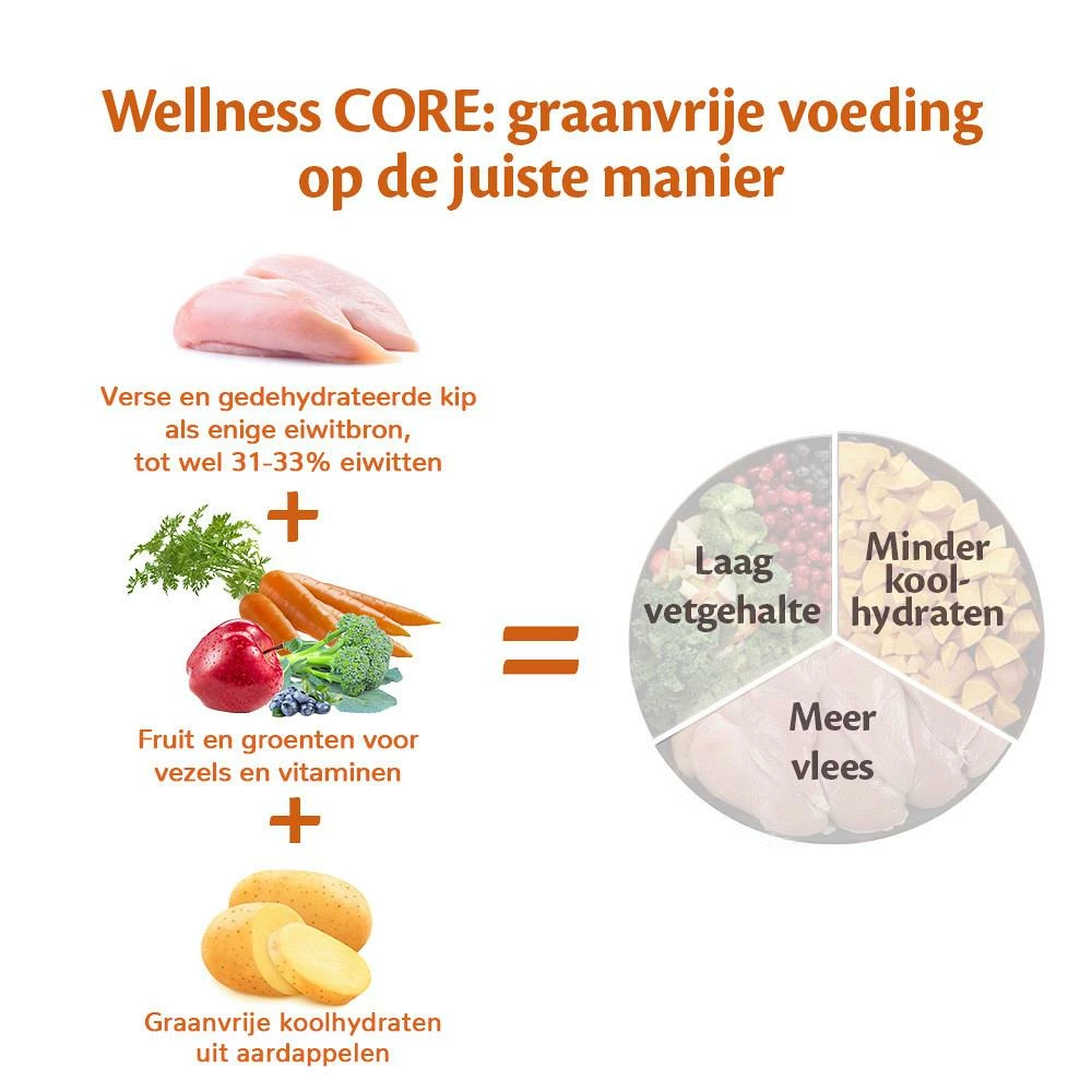 Wellness CORE Hondenvoer Large Breed Adult 10 Kg - Afbeelding 3