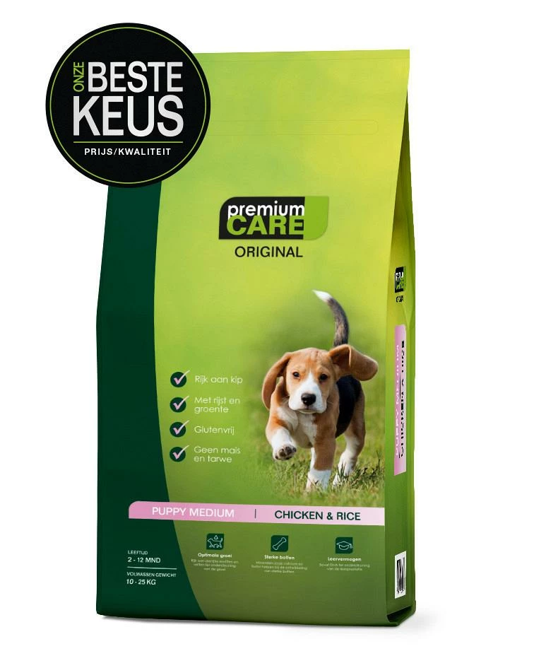 Premium Care Original Puppy Medium Chicken & Rice 12 Kg
