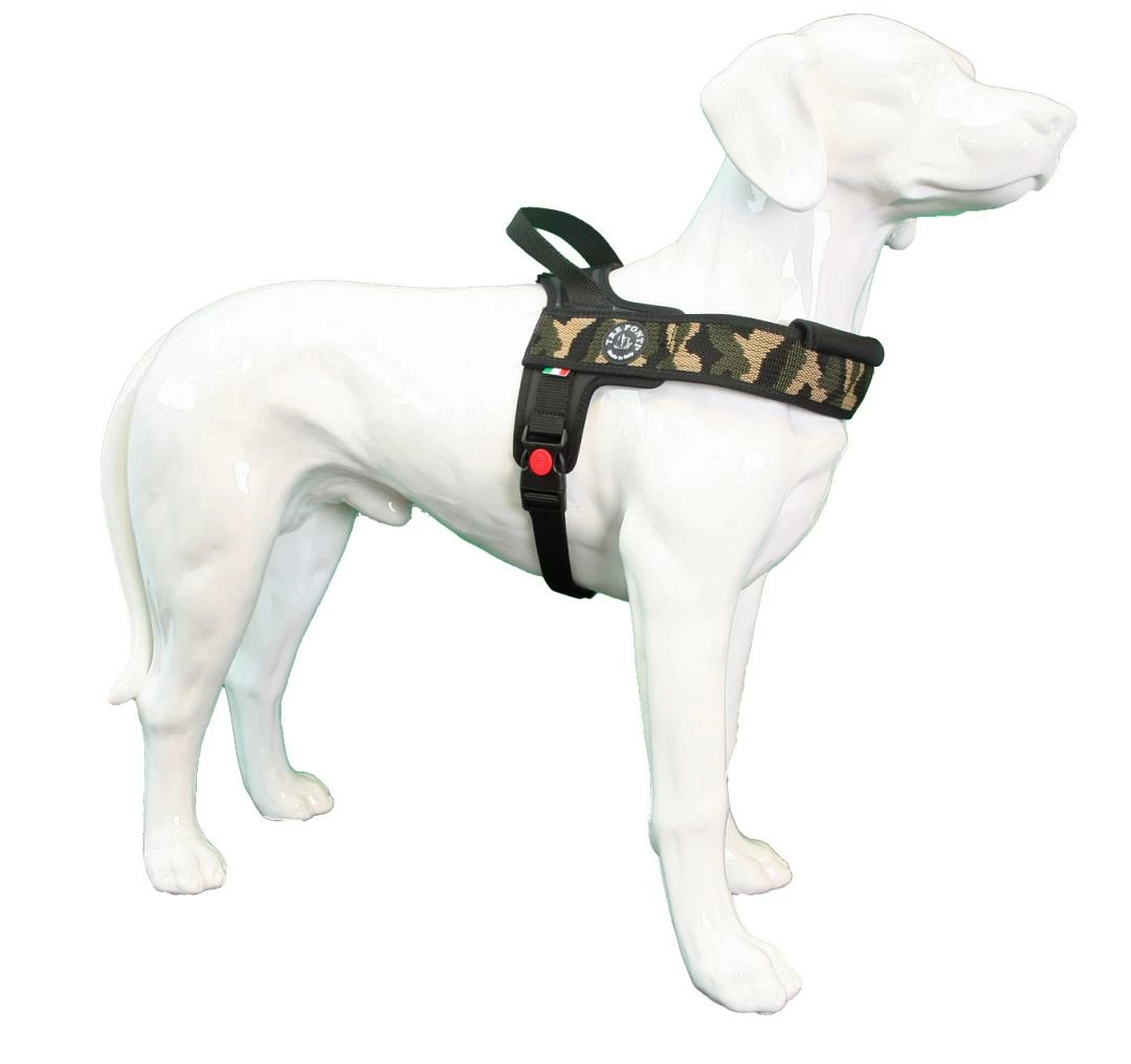 Tre Ponti Hondentuig Primo Plus Camou Groen