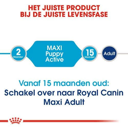 Royal Canin Hondenvoer Maxi Puppy Active 15 Kg - Afbeelding 4